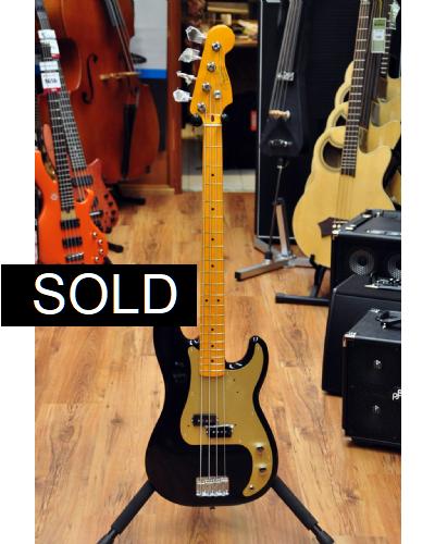Fender Classic Series 50's Precision Bass Lacquer Black-Maple